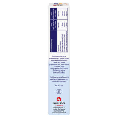 Doppelherz system OMEGA-3 family Gel-Tabs zum Kauen, A-Nr.: 3836377 - 02