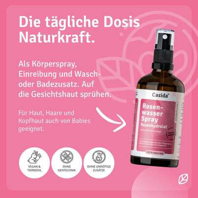 Rosenwasser Spray – Rosenhydrolat, A-Nr.: 5731702 - 03