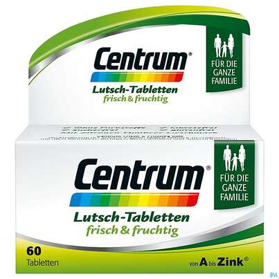Centrum Lutschtabl A-zink Frisch +fruchtig 60st, A-Nr.: 4084198 - 03