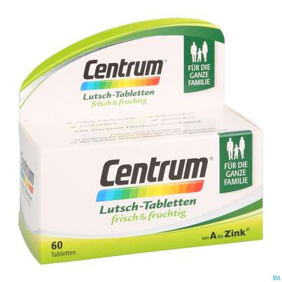 Centrum Lutschtabl A-zink Frisch +fruchtig 60st, A-Nr.: 4084198 - 05