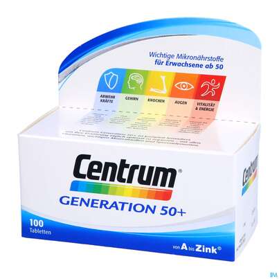Centrum Tabl A-zink Generation 50+ 100st, A-Nr.: 4555479 - 04