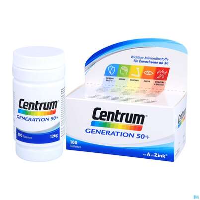 Centrum Tabl A-zink Generation 50+ 100st, A-Nr.: 4555479 - 06