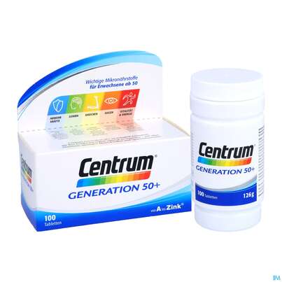 Centrum Tabl A-zink Generation 50+ 100st, A-Nr.: 4555479 - 07