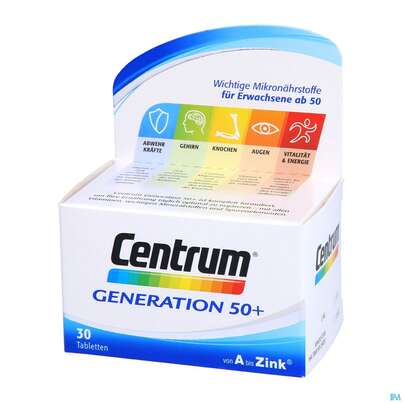 Centrum Tabl A-zink Generation 50+ 30st, A-Nr.: 4555462 - 02