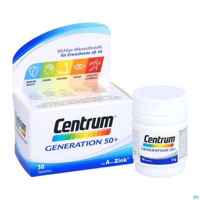 Centrum Tabl A-zink Generation 50+ 30st, A-Nr.: 4555462 - 04