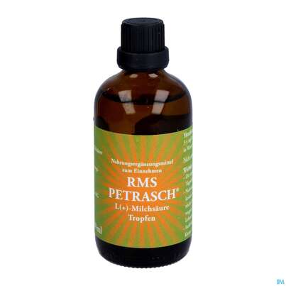 Rms-petrasch Tropfen L (+) Milchsaeure Petrasch 100ml, A-Nr.: 3681928 - 06