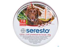 Seresto Wirkstoffh.halsband F Hunde Groesser Als 8kg 4,50g + 2,03g 1st, A-Nr.: 3907700 - 01