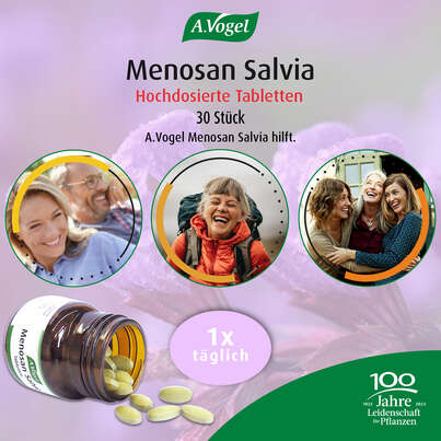 Sie sehen eine Packung A.Vogel Menosan Salvia, Produktbild: 04 A.Vogel Menosan Salvia, A-Nr.: 4296256 - 04