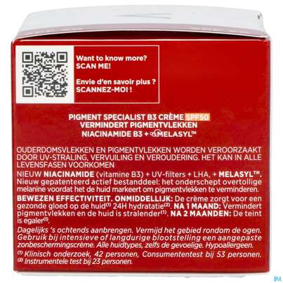 Vichy Liftactiv B3 Anti-pigmentflecken Creme Lsf50 50ml, A-Nr.: 5662504 - 12