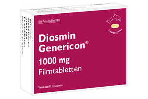 Diosmin Genericon® 1000 mg bei Venenleiden und Hämorrhoiden, A-Nr.: 5537785 - 01