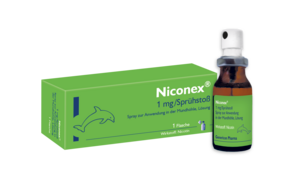 Niconex® Spray lindert Rauchverlangen und Entzugserscheinungen, A-Nr.: 4972591 - 01