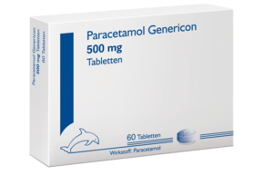 Paracetamol Genericon bei Schmerzen und Fieber, A-Nr.: 1181280 - 01