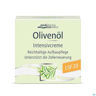 Sie sehen eine Packung Oliven Oel Intensivcreme Lsf20 50ml, Produktbild: 03 Oliven Oel Intensivcreme Lsf20 50ml, A-Nr.: 5074339 - 03