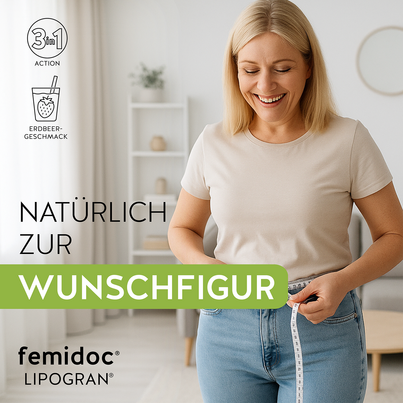 Sie sehen eine Packung femidoc® LIPOGRAN® FORTE, Produktbild: 02 femidoc® LIPOGRAN® FORTE, A-Nr.: 5859201 - 02