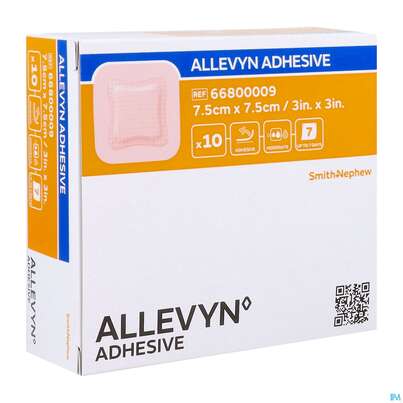 Wundverband Allevyn/polyurethan Adhesive 7,5x 7,5cm -tam 10st, A-Nr.: 4736620 - 05