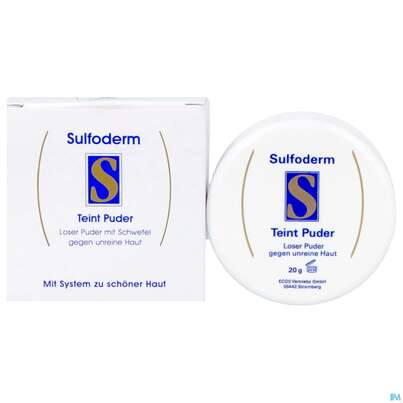 Sulfoderm S Teint Gesichtspuder 20g, A-Nr.: 0645317 - 22