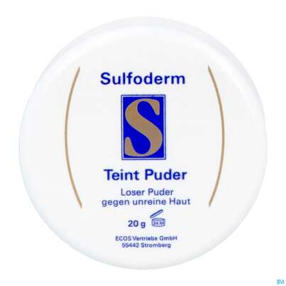 Sulfoderm S Teint Gesichtspuder 20g, A-Nr.: 0645317 - 23