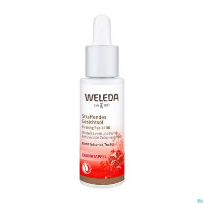 Sie sehen eine Packung Weleda Straffendes Gesichtsoel Granatapfel 30ml, Produktbild: 02 Weleda Straffendes Gesichtsoel Granatapfel 30ml, A-Nr.: 4858808 - 02