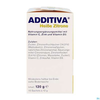 Additiva Pulver Heisse Zitrone 10012 10st, A-Nr.: 5810086 - 09