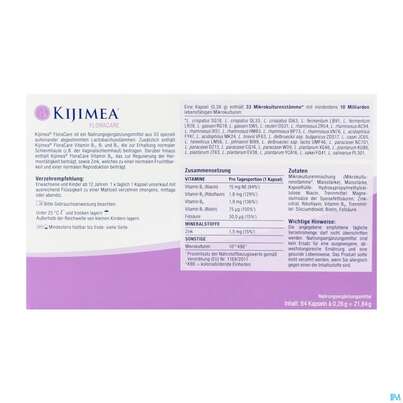 Sie sehen eine Packung Kijimea Kapseln Floracare 84st, Produktbild: 04 Kijimea Kapseln Floracare 84st, A-Nr.: 5869398 - 04