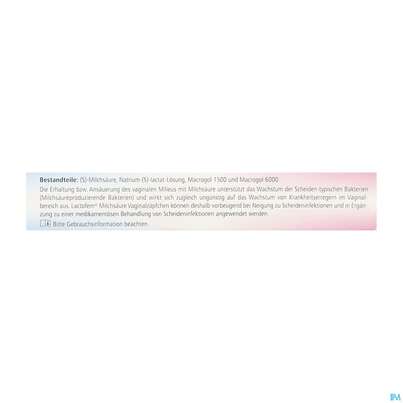 Sie sehen eine Packung Lactofem Milchsaeure Vaginalzaepfchen 7st, Produktbild: 06 Lactofem Milchsaeure Vaginalzaepfchen 7st, A-Nr.: 5923525 - 06