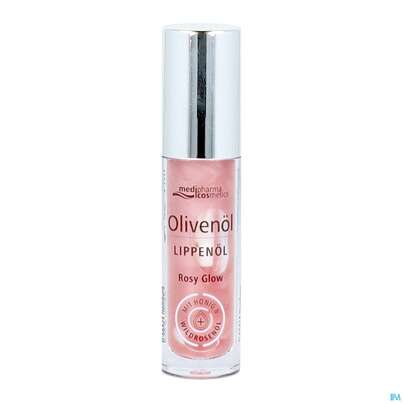 Sie sehen eine Packung Oliven Oel Lippenoel Rosy Glow Medipharma Cosmetics 4ml, Produktbild: 11 Oliven Oel Lippenoel Rosy Glow Medipharma Cosmetics 4ml, A-Nr.: 5879936 - 11