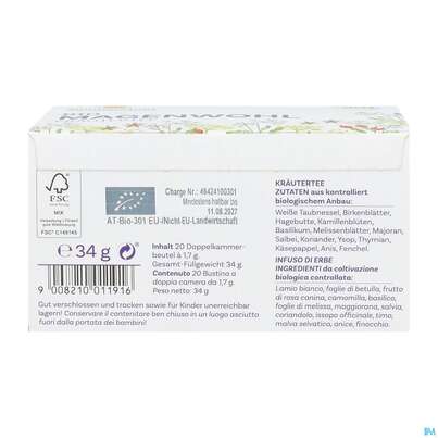 Sonnenmoor Bio/tee Im Filterbeutel Magenwohl 34g, A-Nr.: 5934291 - 04