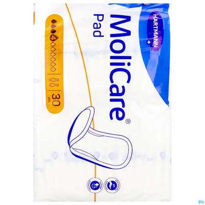 Sie sehen eine Packung Inkontinenz Molicare Pad Tropfen 4 P30 30st, Produktbild: 03 Inkontinenz Molicare Pad Tropfen 4 P30 30st, A-Nr.: 5934322 - 03