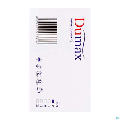 Untersuchungshandschuhe -dumax Latex Puderfrei Xs 100st, A-Nr.: 2995435 - 09