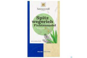 Sonnentor Aufgussbeutel/bio Spitzwegerich -fichtennadel 02338 18st, A-Nr.: 5913136 - 01