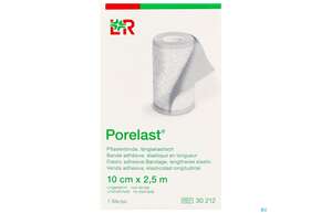Pflasterbinden Porelast Laengselast.ungedehnt 2,5mx 10cm 1st, A-Nr.: 5026429 - 01