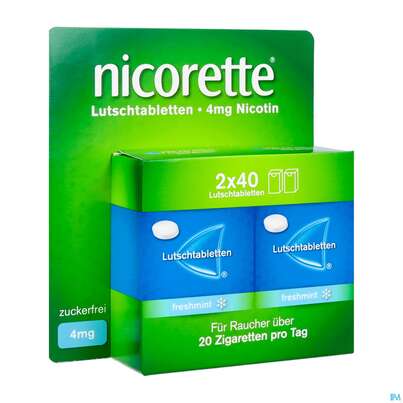 Nicorette Lutschtabl Freshmint 4mg 80st, A-Nr.: 5530168 - 01