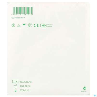 Sie sehen eine Packung Mullkompressen Gazin Baumw.17faedig Unsteril 16fach 18x 8cm 100st, Produktbild: 03 Mullkompressen Gazin Baumw.17faedig Unsteril 16fach 18x 8cm 100st, A-Nr.: 2384967 - 03