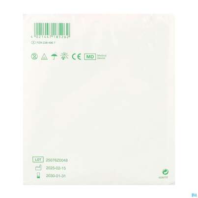 Sie sehen eine Packung Mullkompressen Gazin Baumw.17faedig Unsteril 16fach 18x 8cm 100st, Produktbild: 04 Mullkompressen Gazin Baumw.17faedig Unsteril 16fach 18x 8cm 100st, A-Nr.: 2384967 - 04