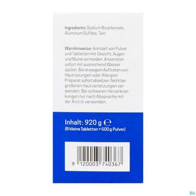 Helfe Cordis Kohlensaeurebad Fuer Teilbaeder 8 Tabl 920g 500g Pulver, A-Nr.: 5921822 - 05