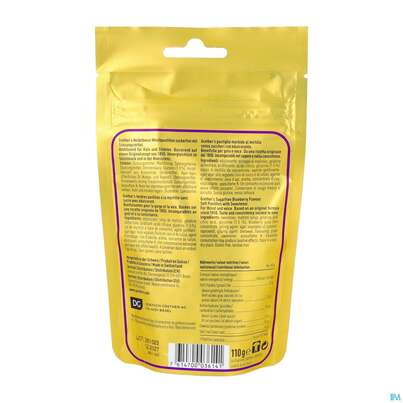 Grethers Pastillen Zuckerfrei Blueberry Beutel 110g, A-Nr.: 5903675 - 03