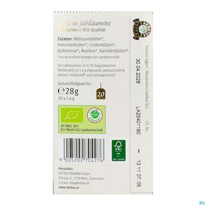 Dr.Kottas Tee Jubilaeumstee 20st, A-Nr.: 5940280 - 04