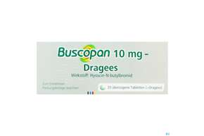 Buscopan Drag 10mg Blist 20st, A-Nr.: 5541019 - 01