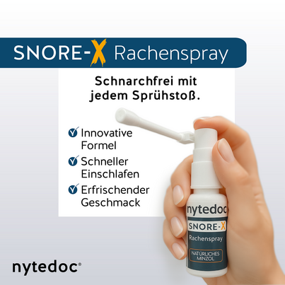 nytedoc® SNORE-X® Rachenspray, A-Nr.: 5935830 - 03