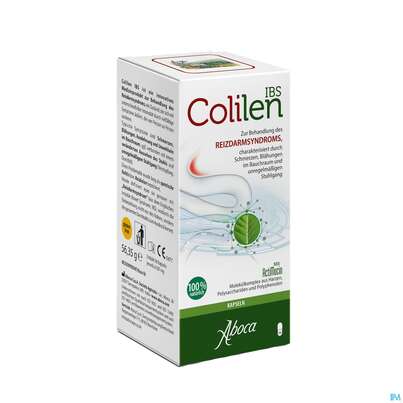 Sie sehen eine Packung Aboca Kapseln Colilen Ibs Reizdarm- Syndrom Ab 8 Jahren Blaeh 96st, Produktbild: 02 Aboca Kapseln Colilen Ibs Reizdarm- Syndrom Ab 8 Jahren Blaeh 96st, A-Nr.: 5571859 - 02