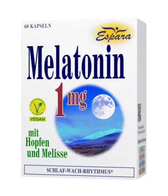 Espara Melatonin 1mg Kapseln, A-Nr.: 5427163 - 01