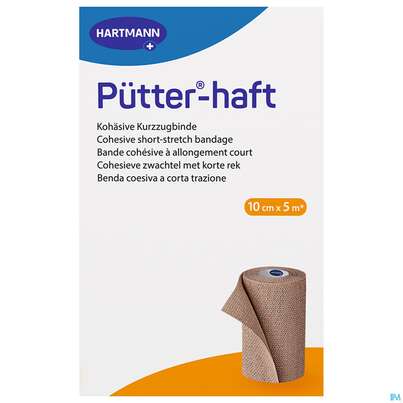 Elastische Binden Puetter-haft Latexfrei Kohaes.kompressionbinde 5mx10cm 1st, A-Nr.: 4174553 - 03