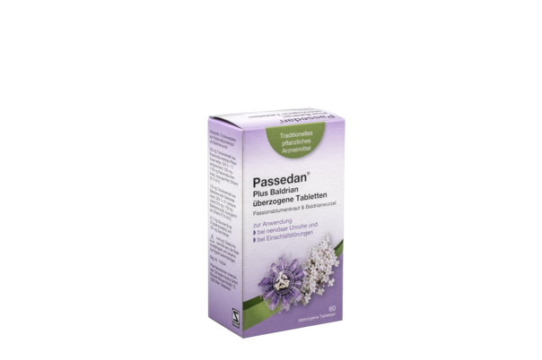 Passedan® Plus Baldrian überzogene Tabletten, A-Nr.: 6052469 - 01