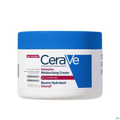 Sie sehen eine Packung Cerave Intensive Feuchtigkeits- Creme 340g, Produktbild: 02 Cerave Intensive Feuchtigkeits- Creme 340g, A-Nr.: 5983987 - 02