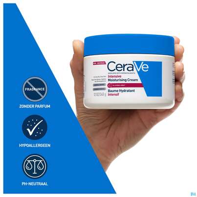 Sie sehen eine Packung Cerave Intensive Feuchtigkeits- Creme 340g, Produktbild: 08 Cerave Intensive Feuchtigkeits- Creme 340g, A-Nr.: 5983987 - 08