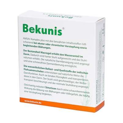 Bekunis Abfuehr-komplex Plus Pulver Nr 63 10st, A-Nr.: 5992354 - 04