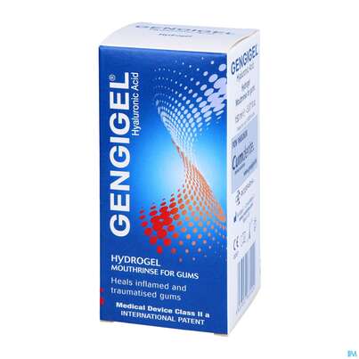 Sie sehen eine Packung Mundwasser/spuelung Gengigel Mundspuellösung 150ml, Produktbild: 02 Mundwasser/spuelung Gengigel Mundspuellösung 150ml, A-Nr.: 2586872 - 02