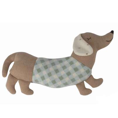 Sie sehen eine Packung Kirschkernkissen Hund Bo grün, Produktbild: 01 Kirschkernkissen Hund Bo grün, A-Nr.: 5796268 - 01