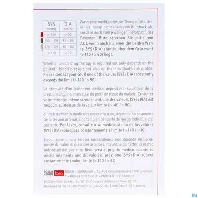 Sie sehen eine Packung Blutdruckpass Boso 1st, Produktbild: 05 Blutdruckpass Boso 1st, A-Nr.: 2809556 - 05