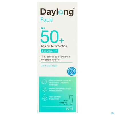 Sonnenprodukte Daylong/sensitive Face Gel-fluid Spf50+ 50ml, A-Nr.: 5688171 - 05